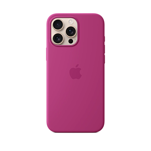 iPhone 16 Pro Max Silicone Case — Fuchsia iPhone 16 Pro Max Silicone Case — Fuchsia