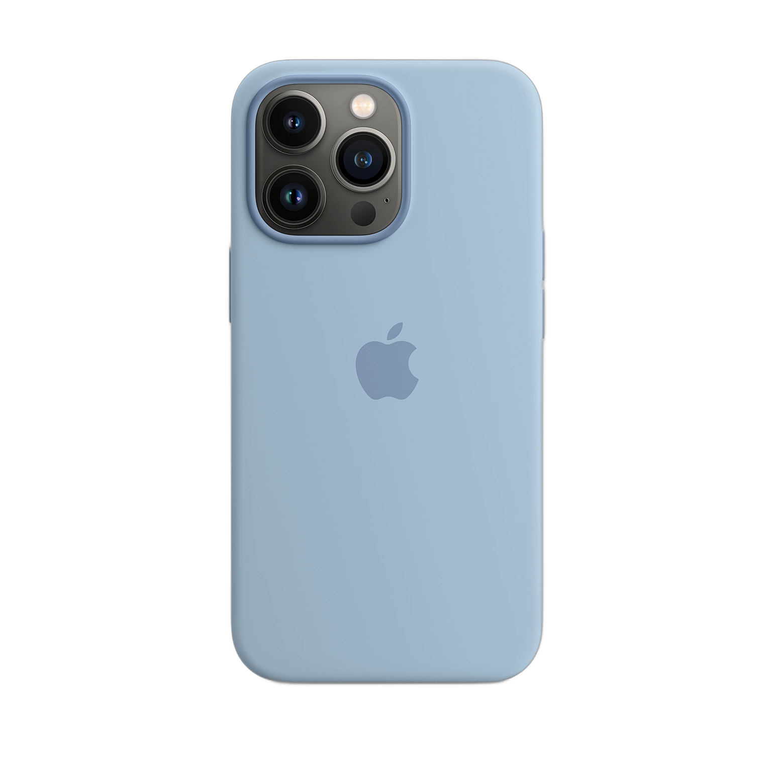 iPhone 13 Pro Silicone Case with MagSafe — Blue Fog