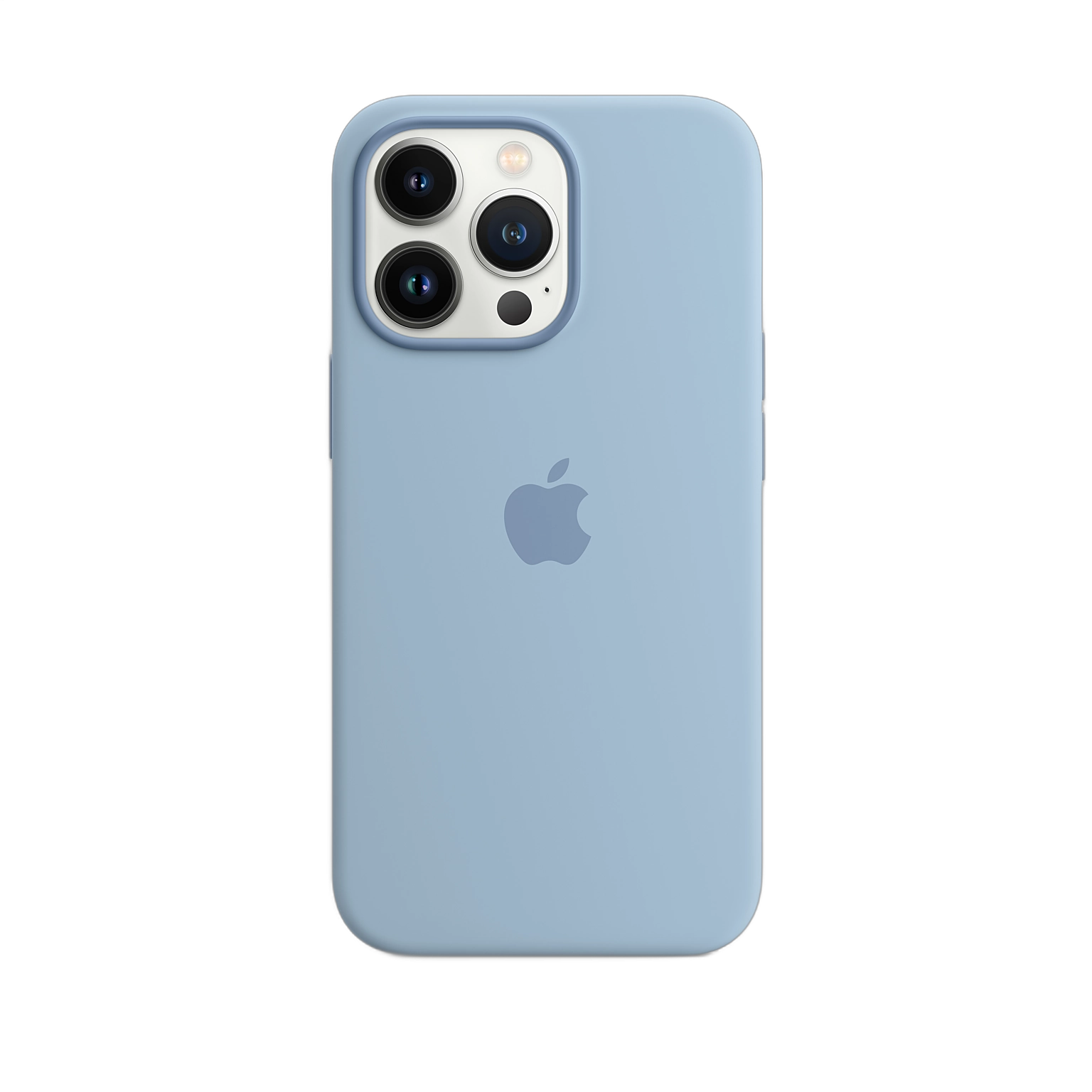iPhone 13 Pro Silicone Case with MagSafe — Blue Fog
