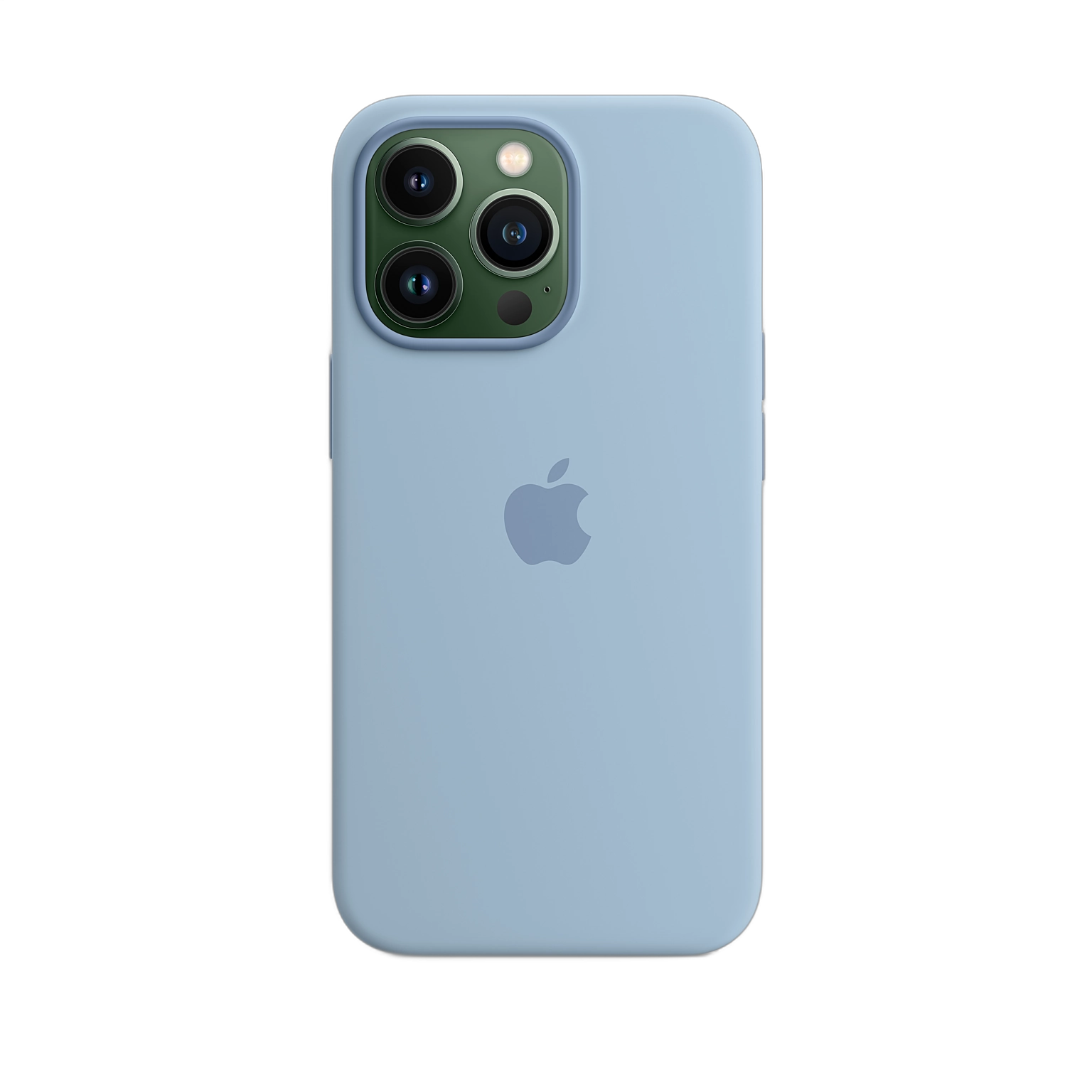 iPhone 13 Pro Silicone Case with MagSafe — Blue Fog
