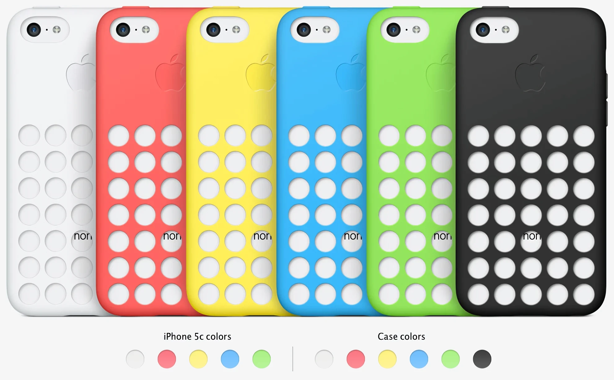 iPhone 5c case lineup